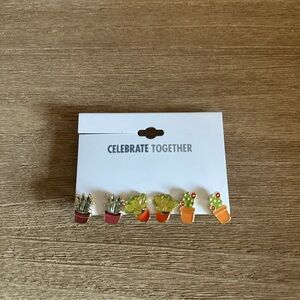 Cacti Earrings Set of 3